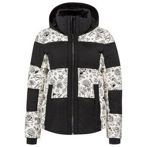 NEW! $850 Head Sportswear x Lindsey Vonn Ashley Down Ski Jacket! M Black Creme